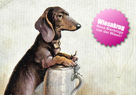 Wiesn Krüge und bayerische Bierkrüge - Oktoberfestkrug und Wiesnkrug im Munich Shop